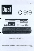 Dual C-919-Service-Manual 